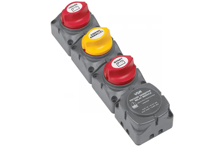 BEP Marine Vertical Battery Switch Cluster w/DVSR